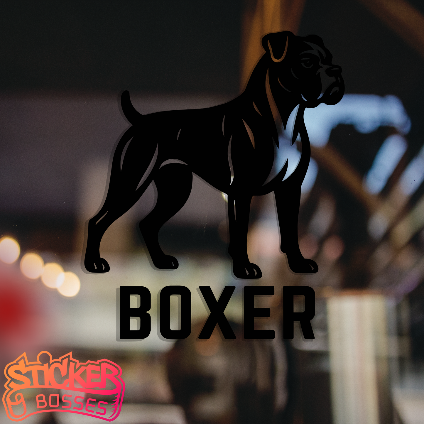 BOXER VINYL DECAL