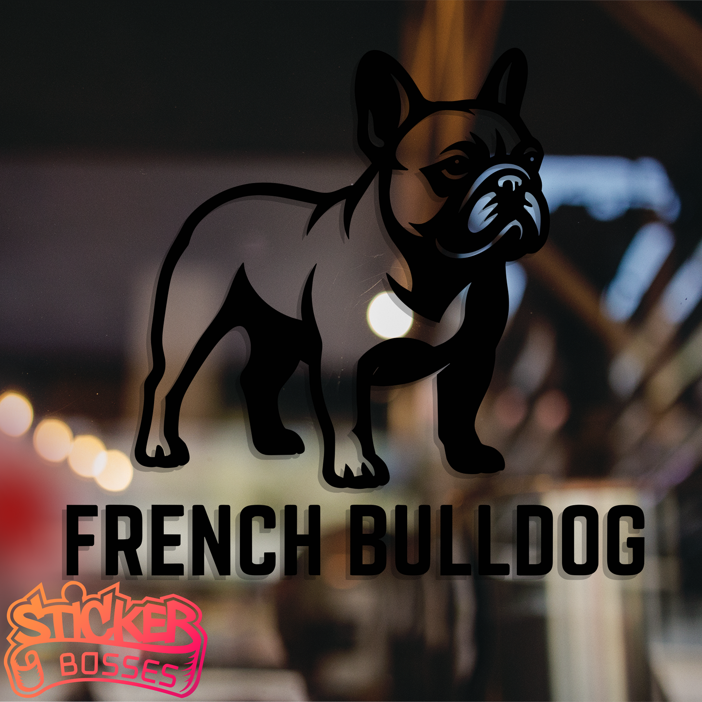 FRENCH BULLDOG VINYL DECAL