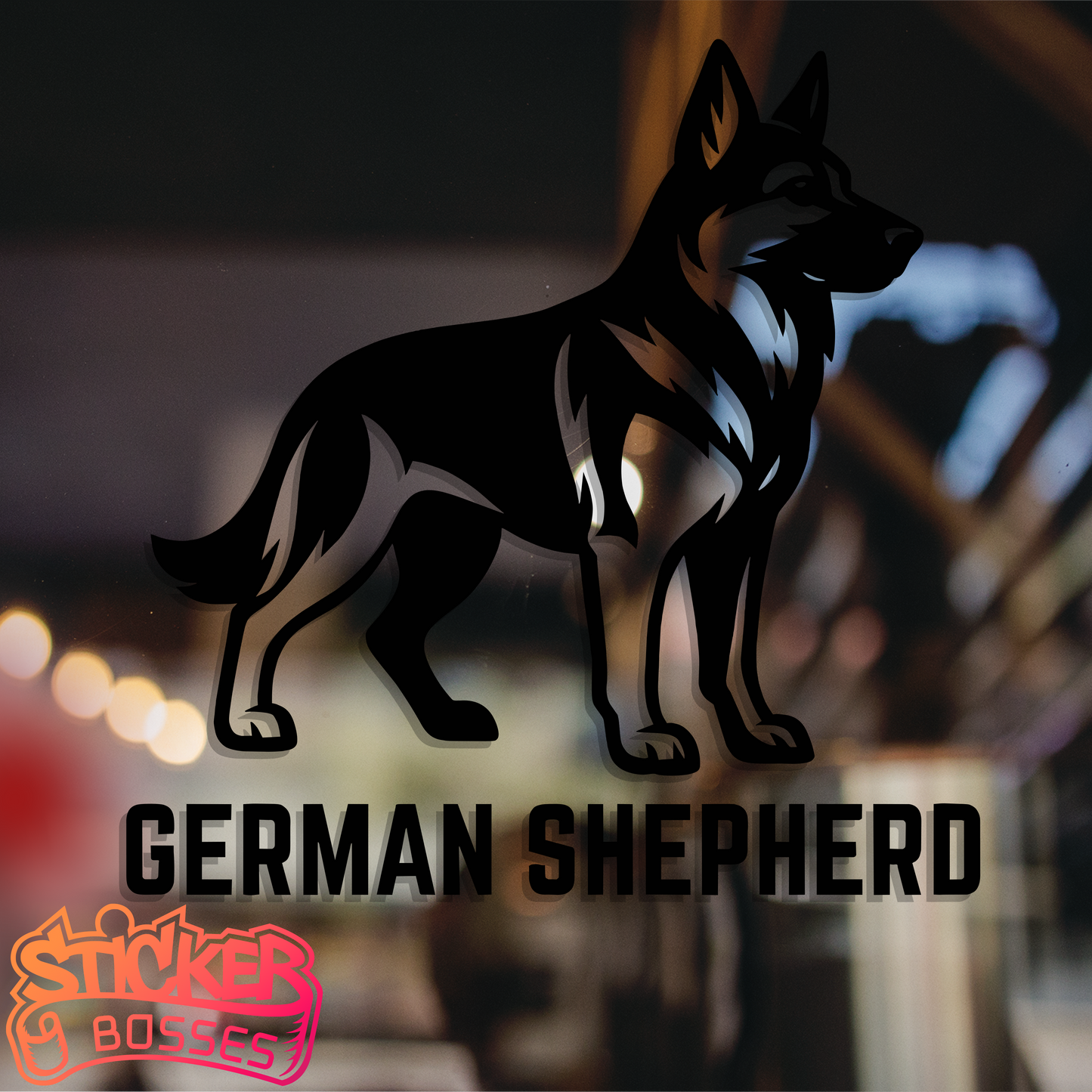 GERMAN SHEPHERD VINYL DECAL