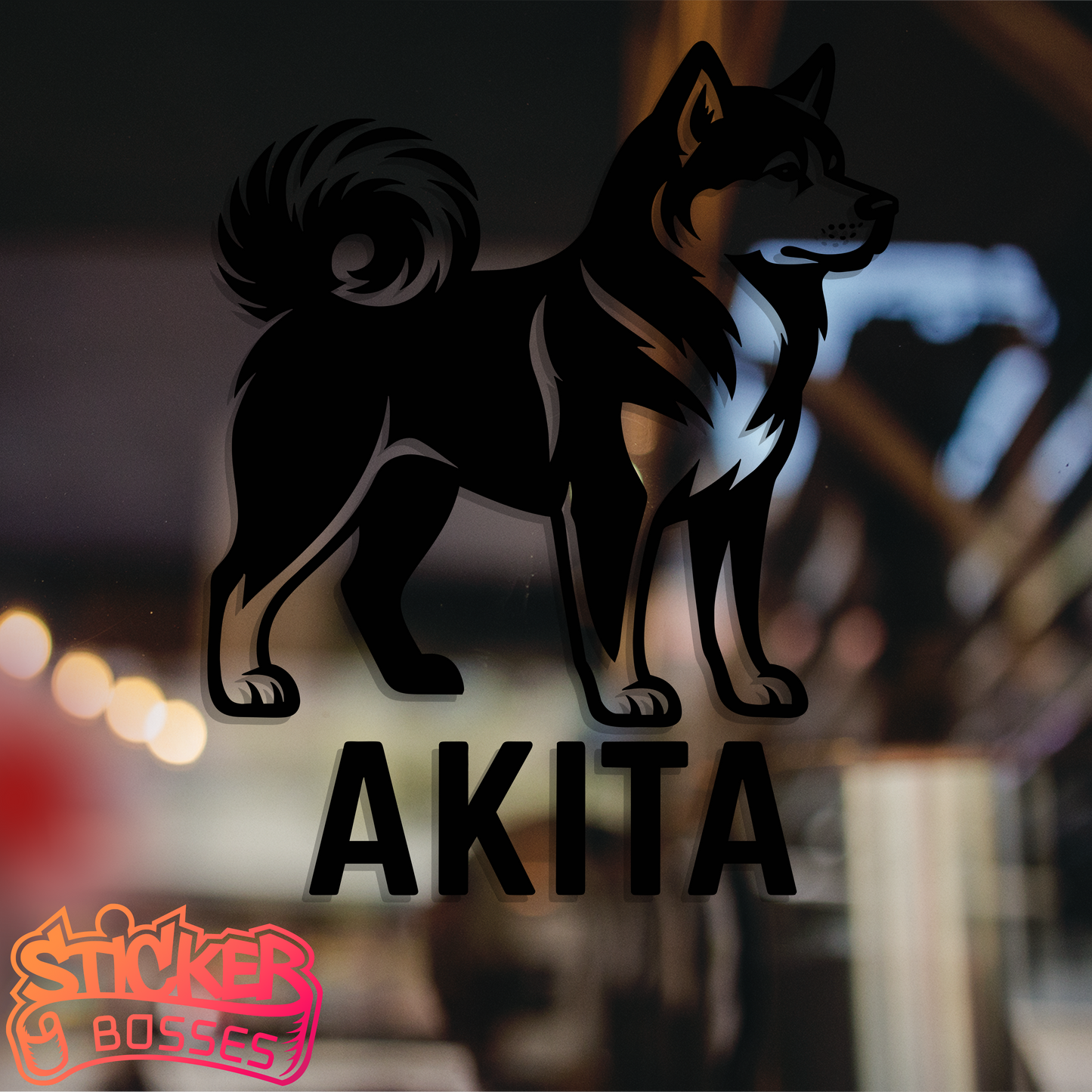 AKITA VINYL DECAL