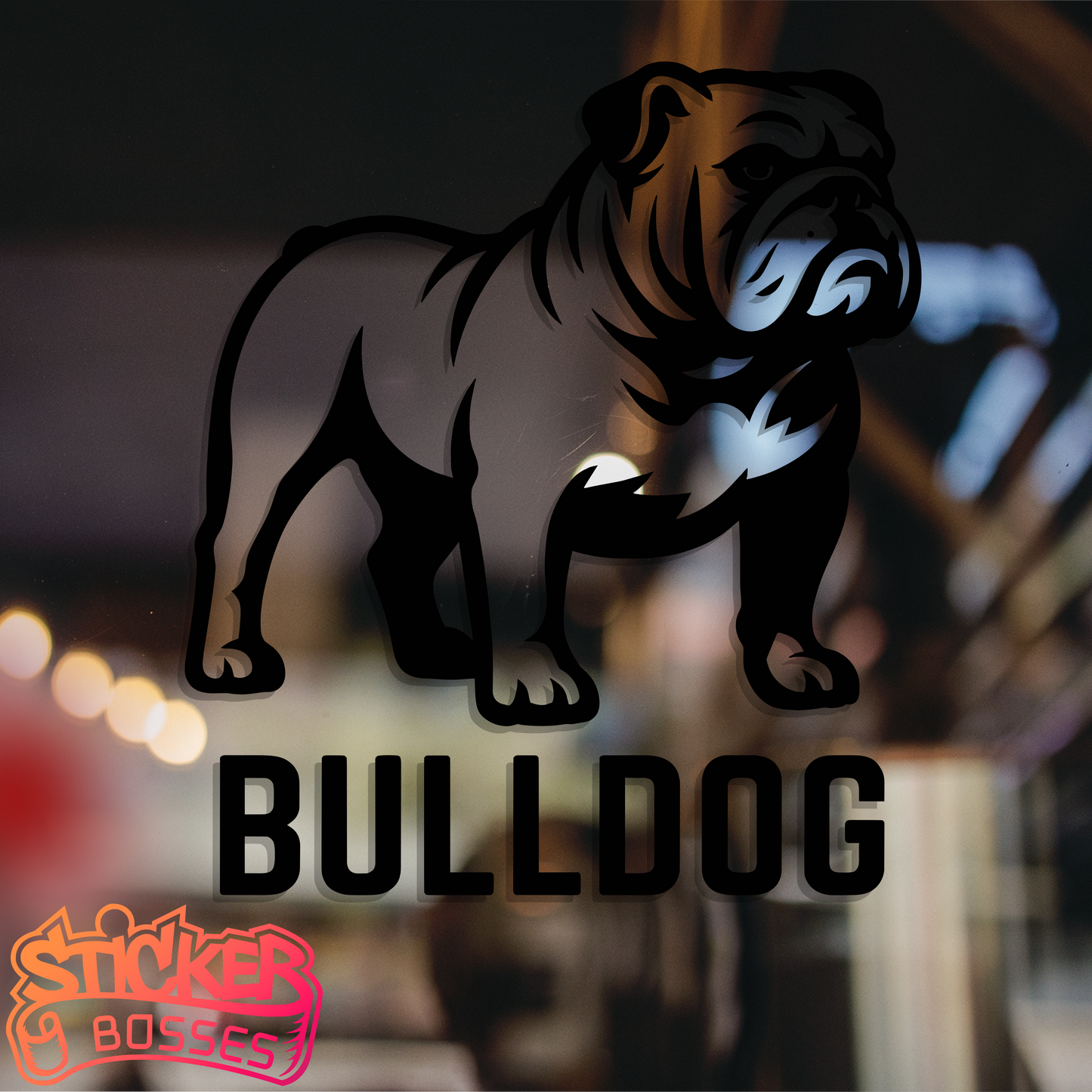 BULLDOG VINYL DECAL