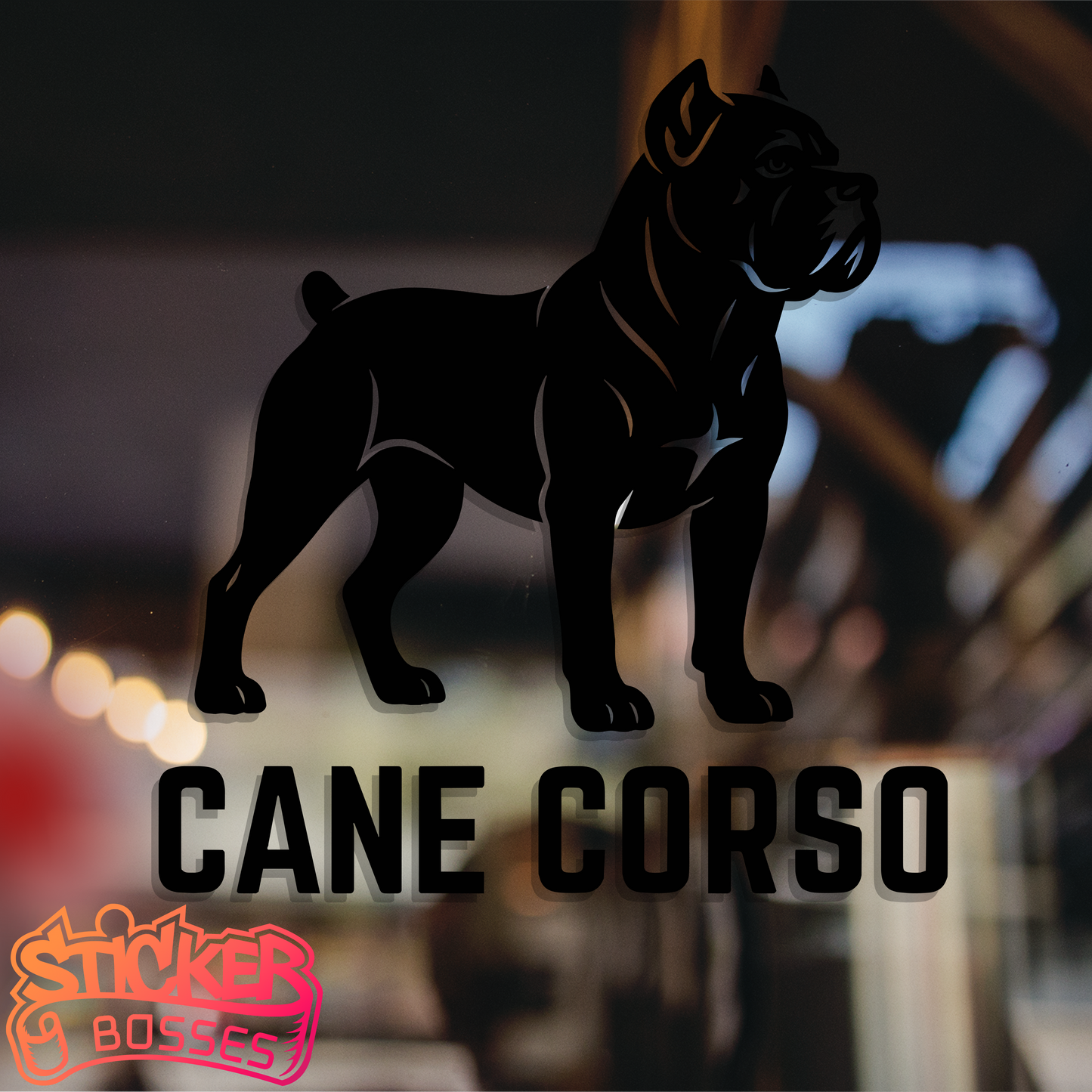 CANE CORSO VINYL DECAL