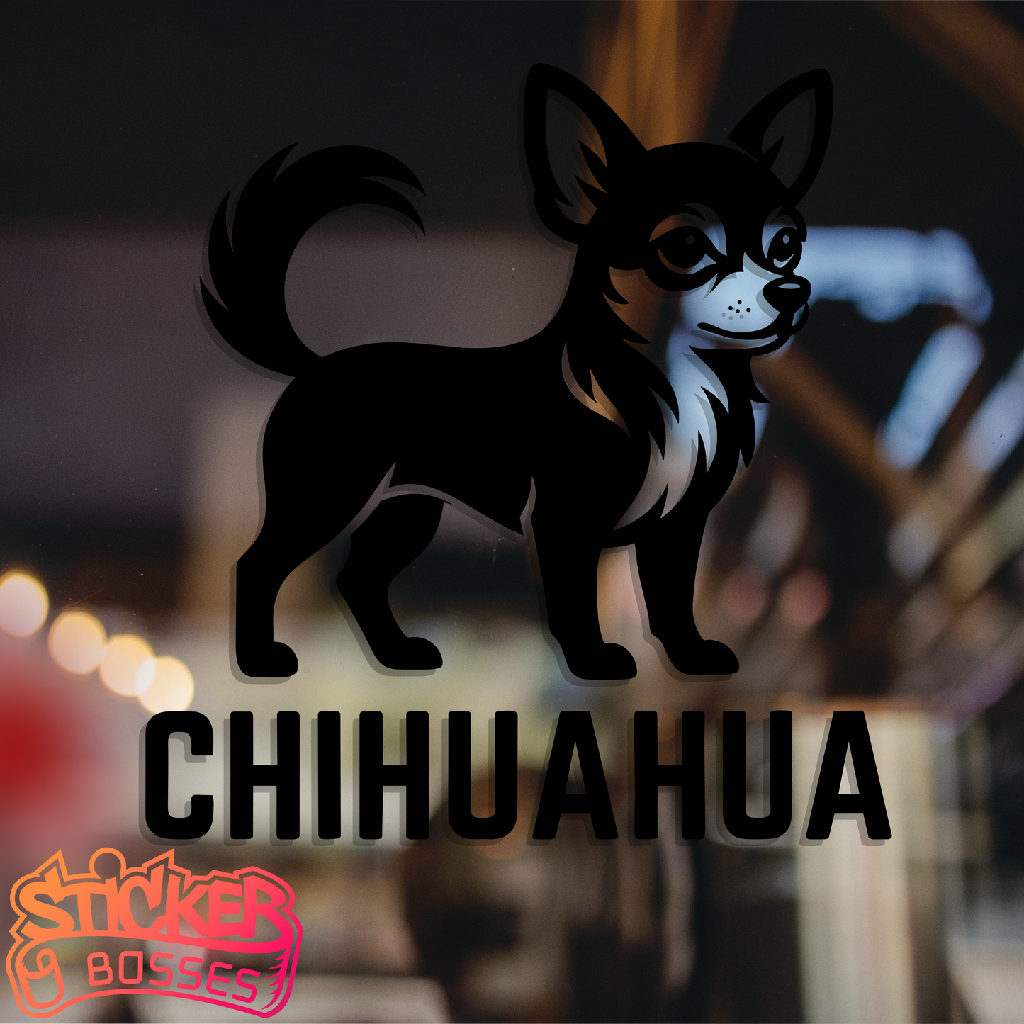 CHIHUAHUA VINYL DECAL