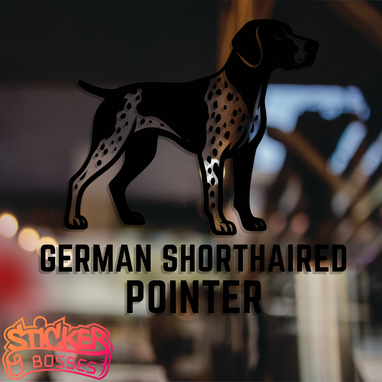 GERMAN SHORTHAIRED POINTER VINYL DECAL