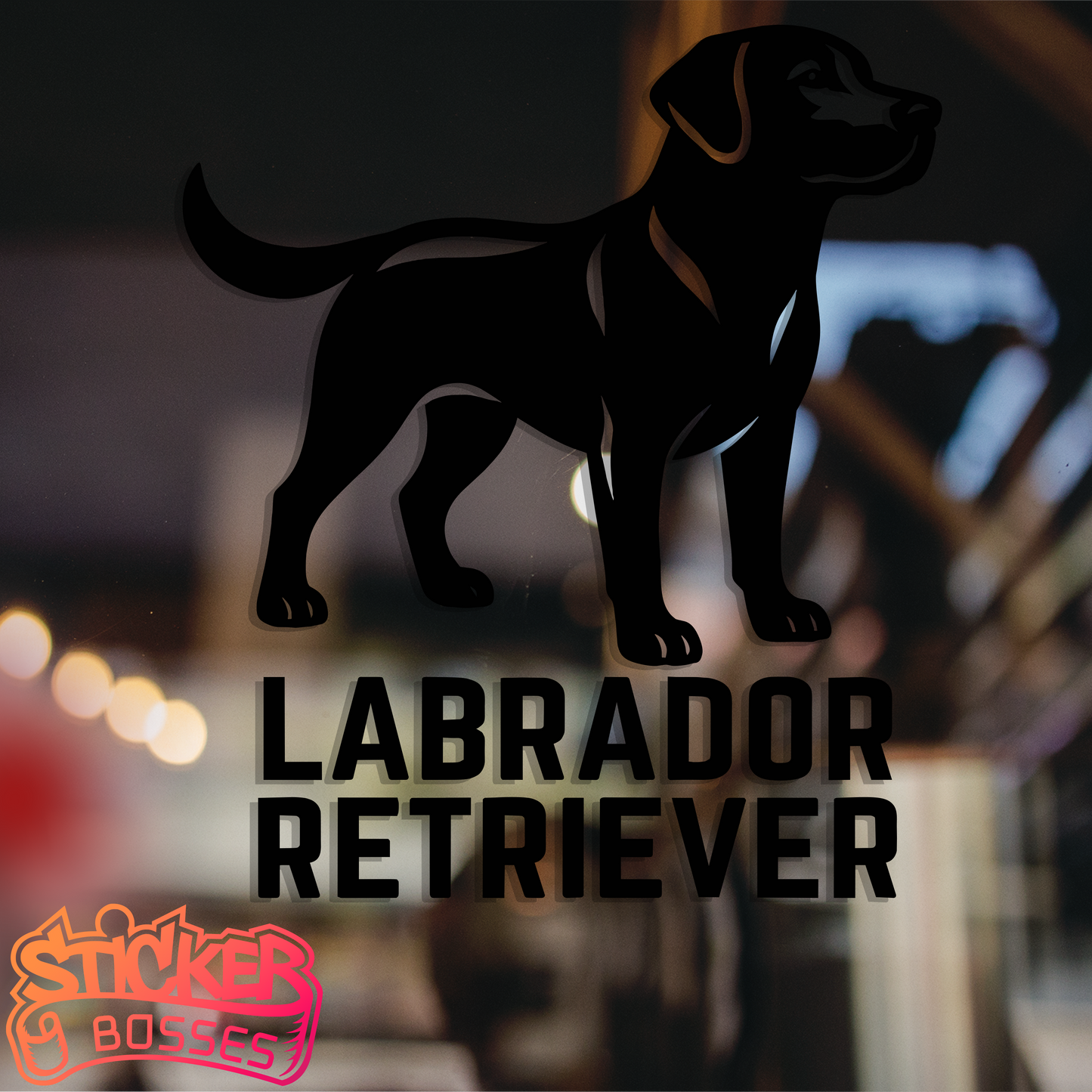 LABRADOR RETRIEVER VINYL DECAL
