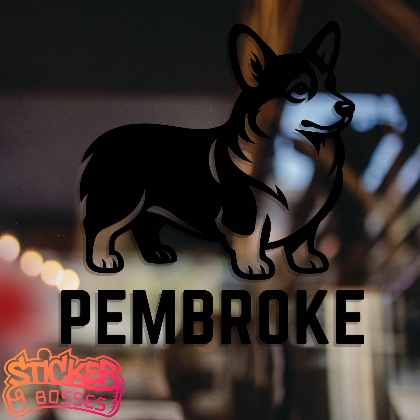 PEMBROKE CORGI VINYL DECAL