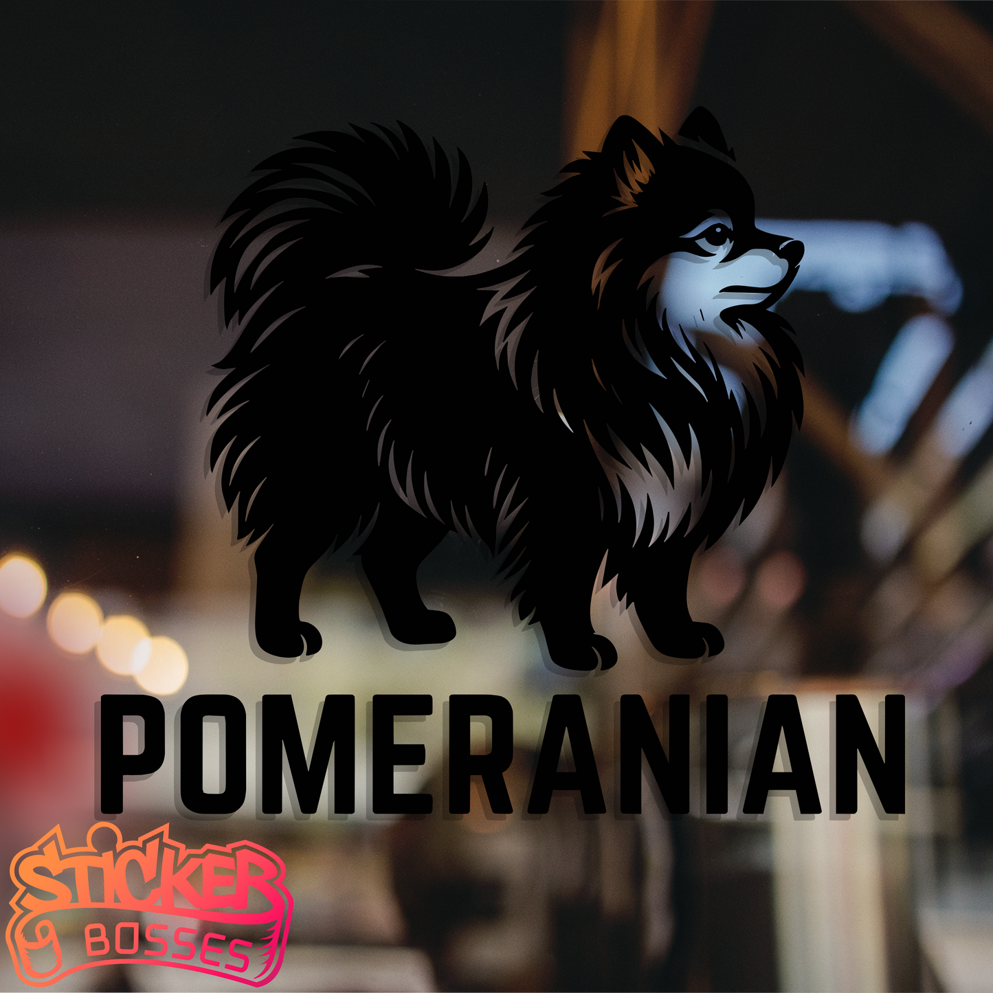POMERANIAN VINYL DECAL