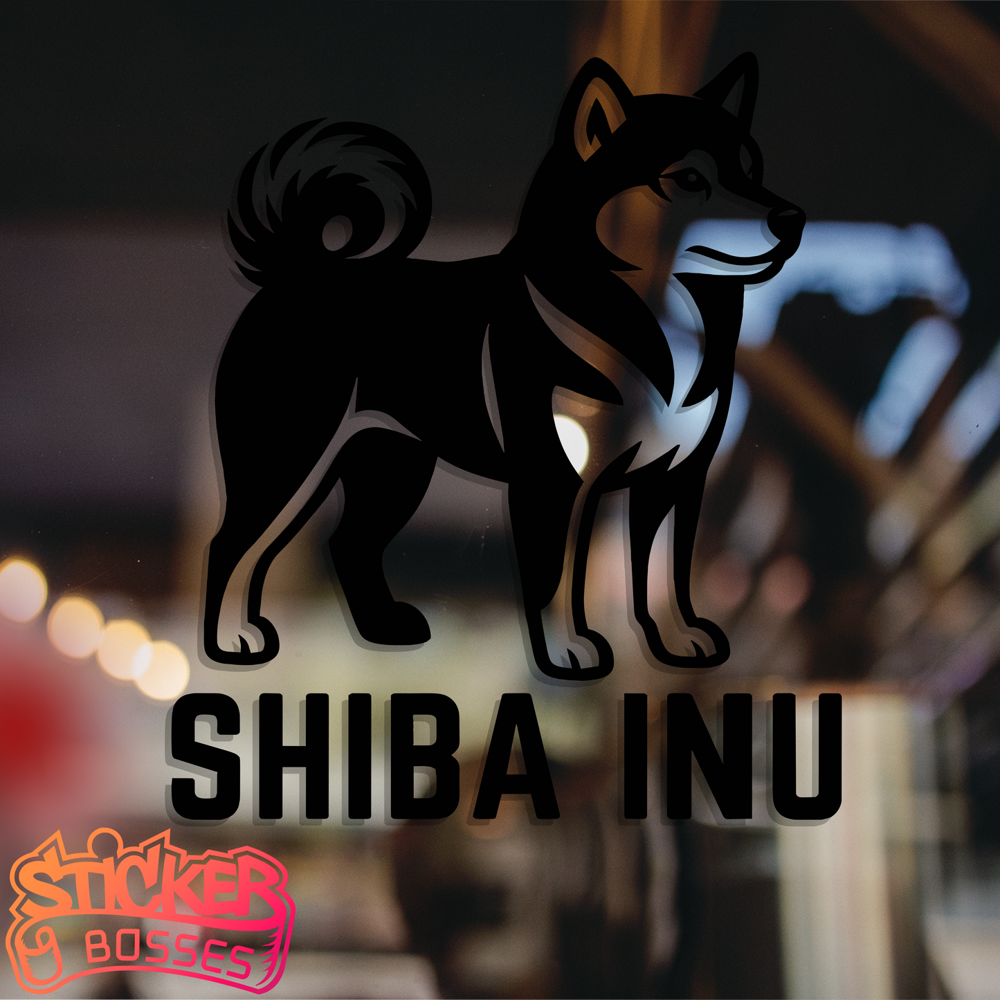 SHIBA INU VINYL DECAL