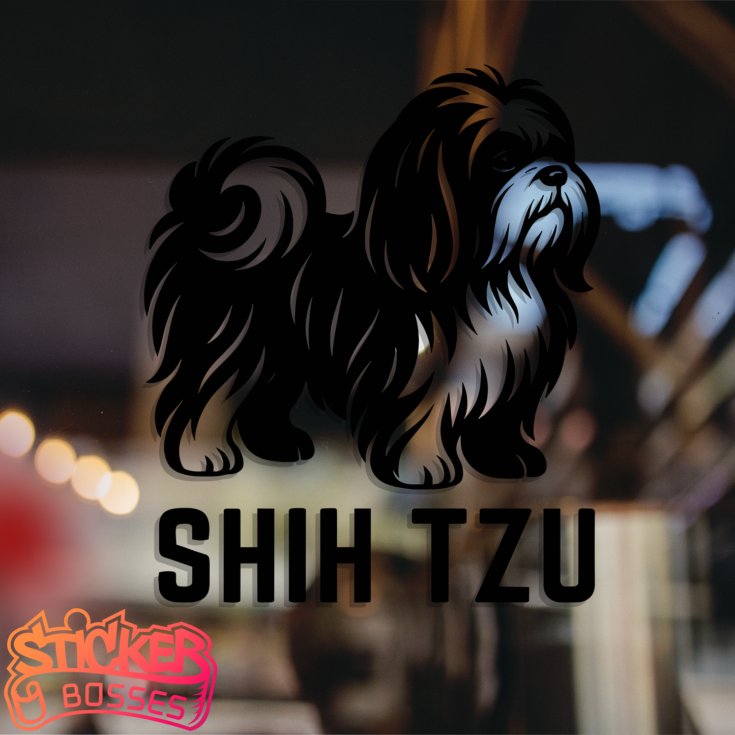 SHIH TZU VINYL DECAL