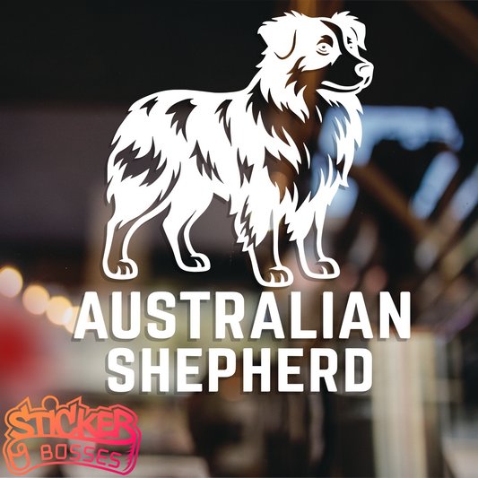 AUSTRALIAN SHEPHERD VINYL DECAL
