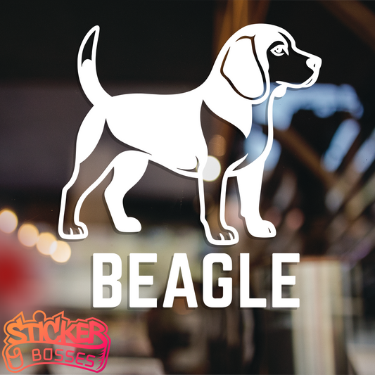 BEAGLE VINYL DECAL