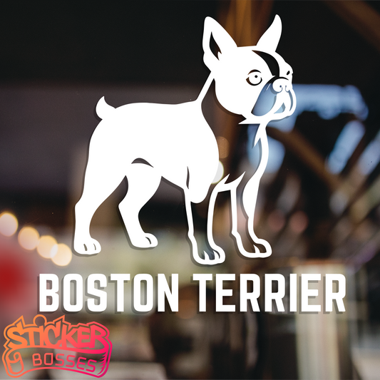 BOSTON TERRIER VINYL DECAL