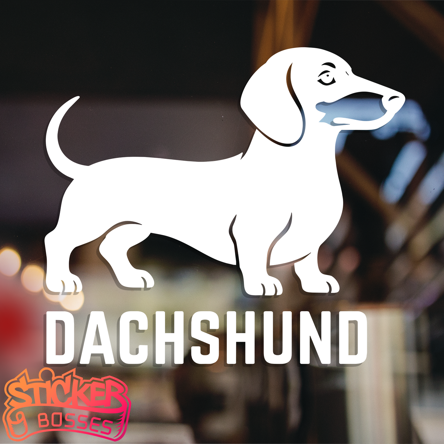 DACHSHUND VINYL DECAL
