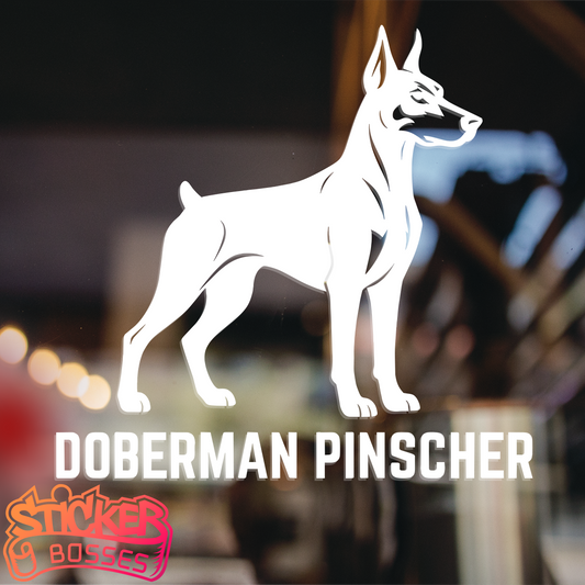 DOBERMAN PINSCHER VINYL DECAL