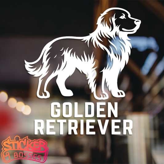 GOLDEN RETRIEVER VINYL DECAL