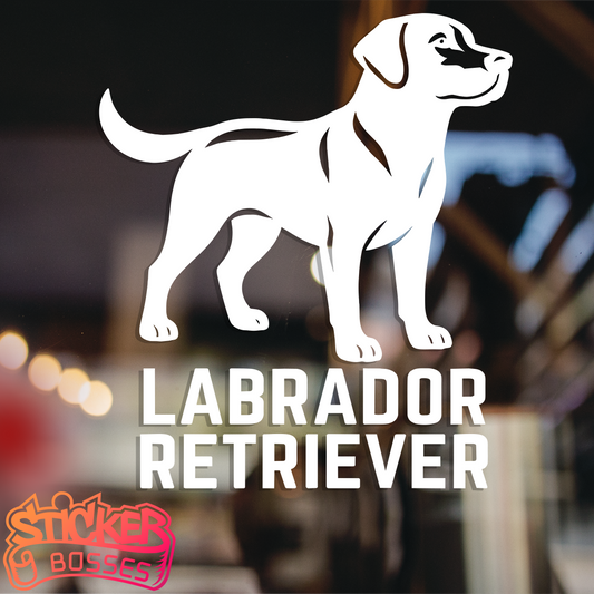 LABRADOR RETRIEVER VINYL DECAL