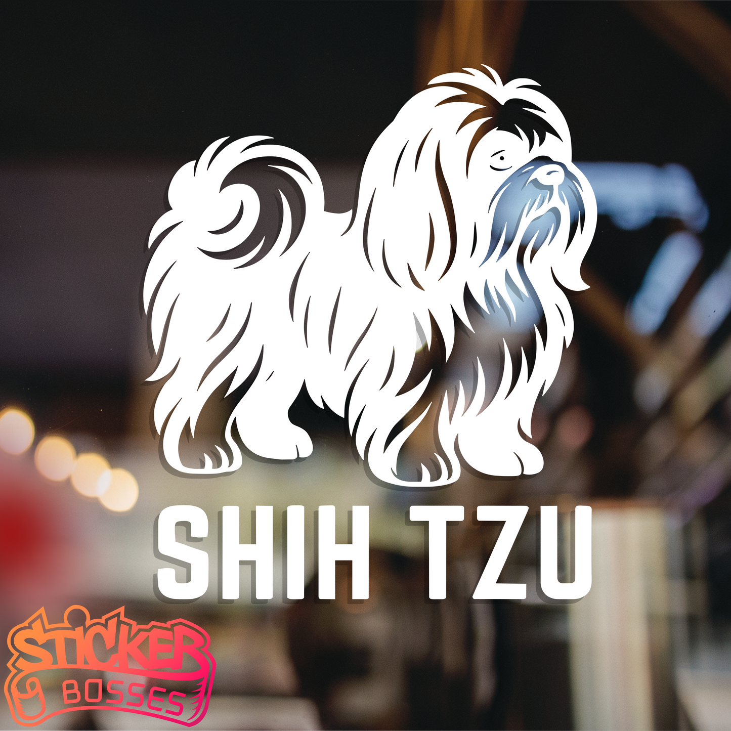 SHIH TZU VINYL DECAL