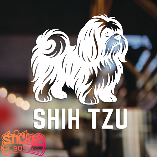 SHIH TZU VINYL DECAL