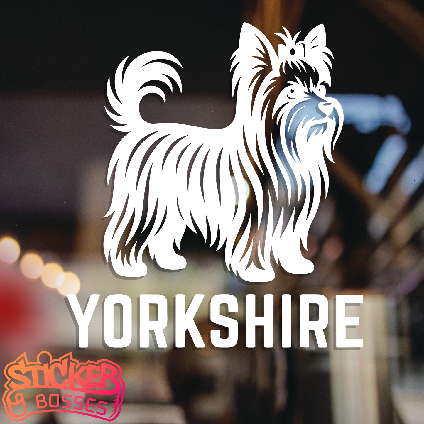 YORKSHIRE TERRIER VINYL DECAL