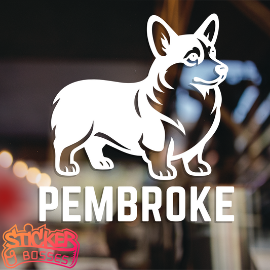 PEMBROKE CORGI VINYL DECAL