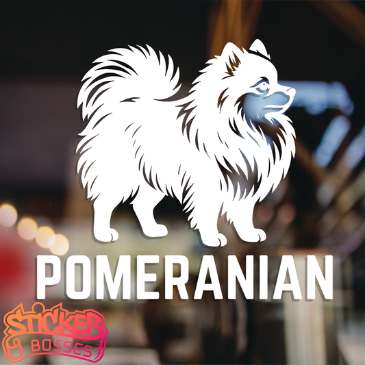 POMERANIAN VINYL DECAL