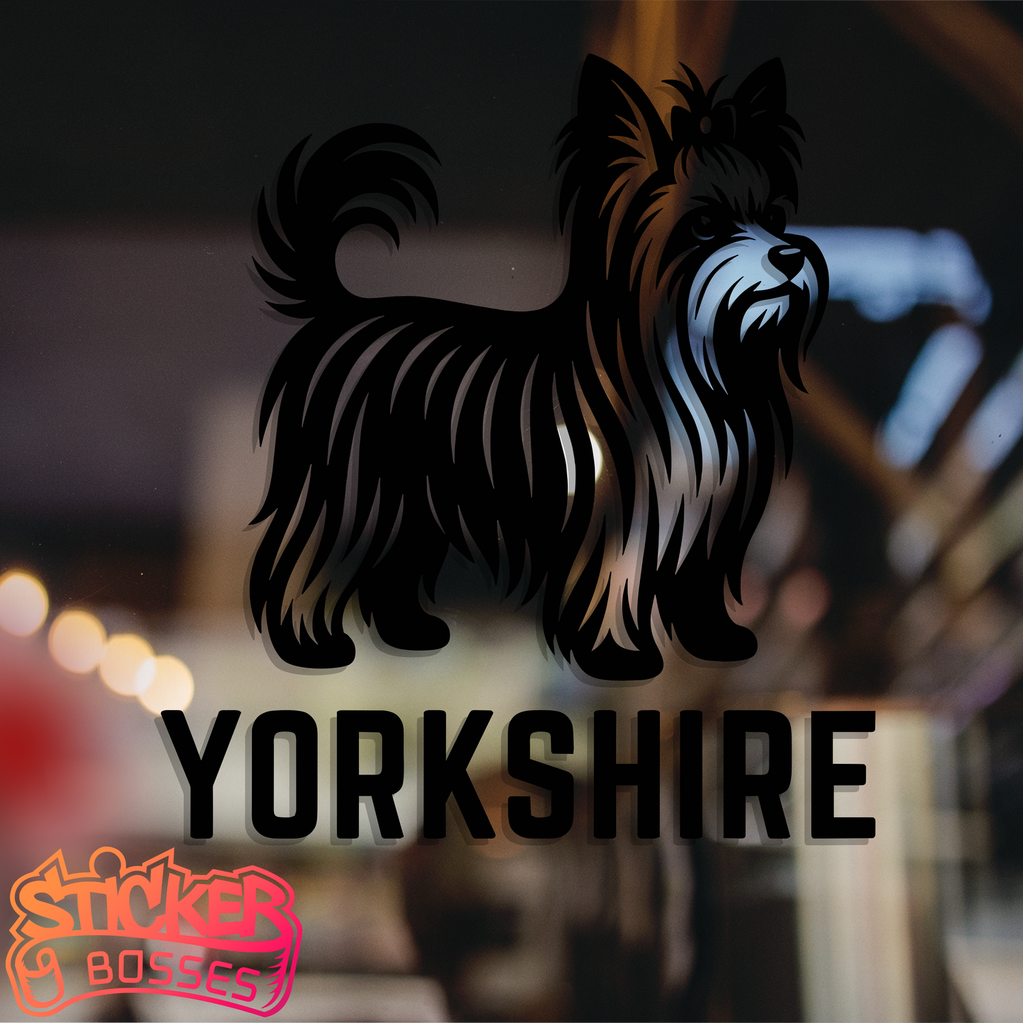 YORKSHIRE TERRIER VINYL DECAL